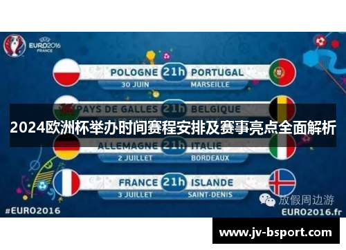 2024欧洲杯举办时间赛程安排及赛事亮点全面解析